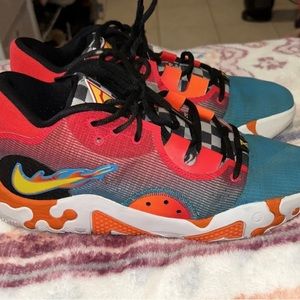Size 10 - Nike PG 6 x Hot Wheels Blue/Orange/Red 2022